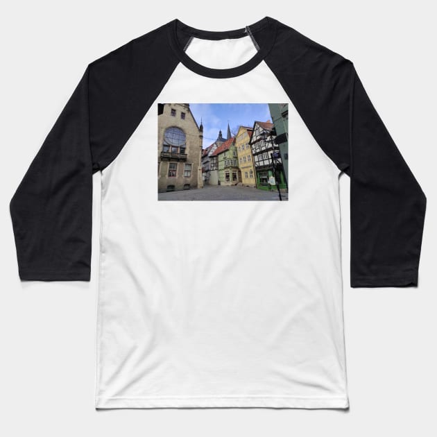 Half-timbered houses in Quedlinburg Baseball T-Shirt by Gourmetkater
